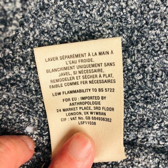 Anthropologie Moth Lucerne Off Shoulder/Cowl Neck Sweater S - Picture 7 of 8